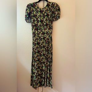 AFRM black floral dress size small